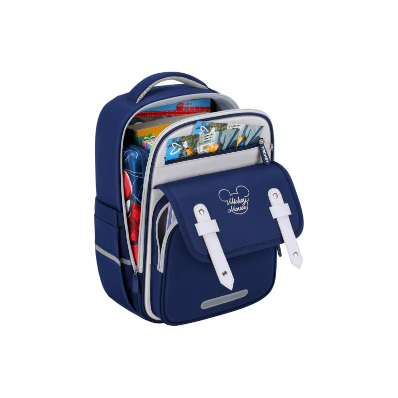 Disney Mickey Series Polyester Student Bag Regular Men's Navy Blue-1