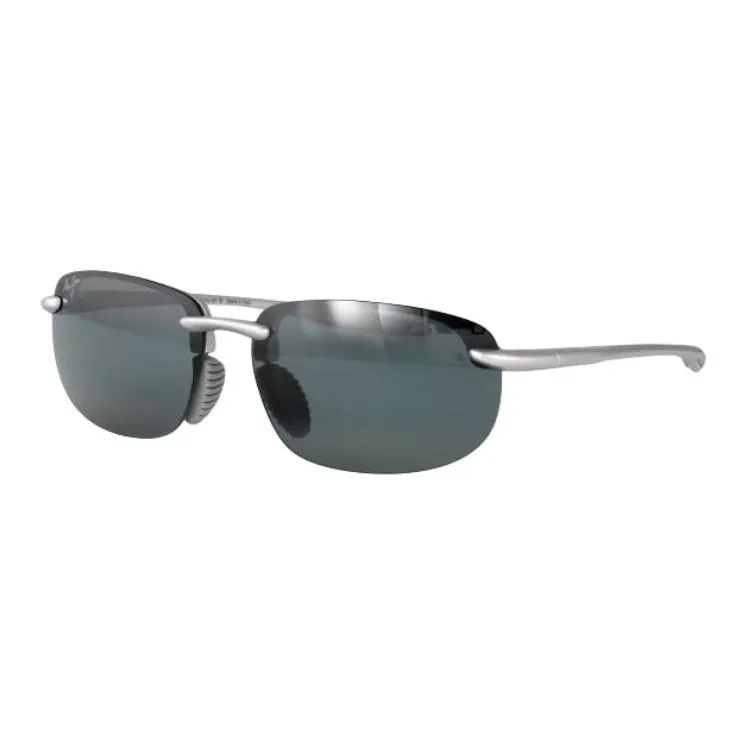 Maui Jim Nylon Irregular Shape Sunglasses Unisex Gray-0