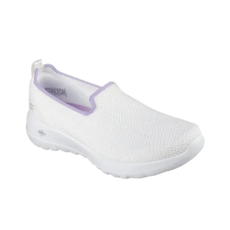 Skechers GO WALK Joy Low Top Casual Shoes Women's White Purple-2