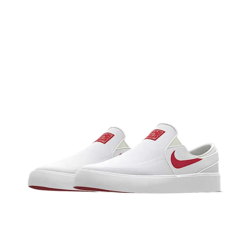 Nike Sb Zoom Janoski Low Top Skateboard Shoes Women's White-2