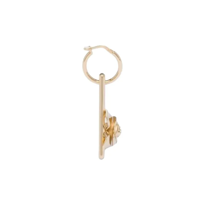 PRADA Metal Earrings Women's Rose Gold-1