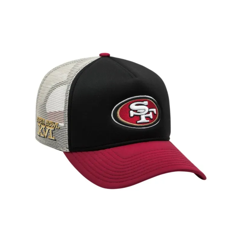 New Era x NFL Polyester Baseball Caps Unisex Black/Scarlet-1