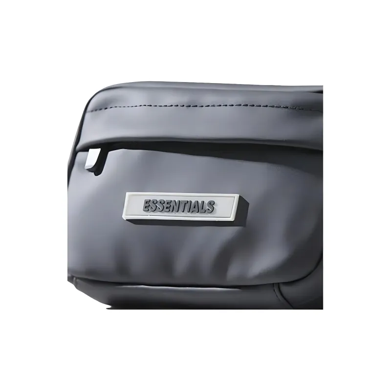 Fear Of God Essentials PU Shoulder Bag, Crossbody Bag, Sling Bag Men's Black-3