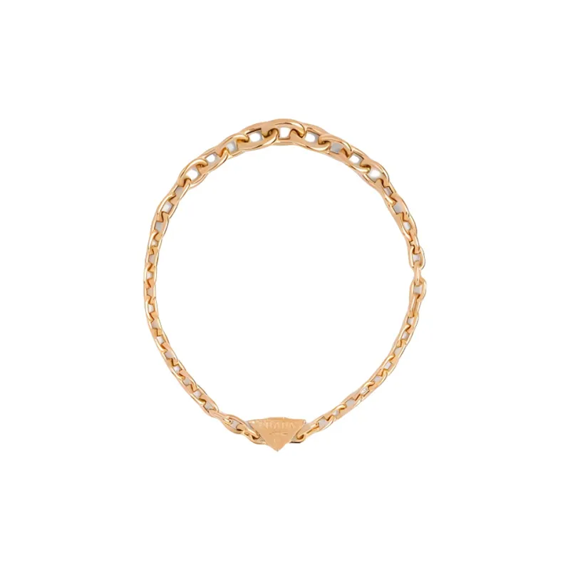 PRADA 925 Sterling Silver Bracelets Unisex Gold-0