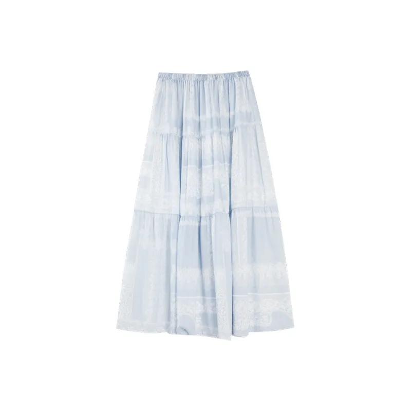 ELLE Casual Long Skirts Women's-8