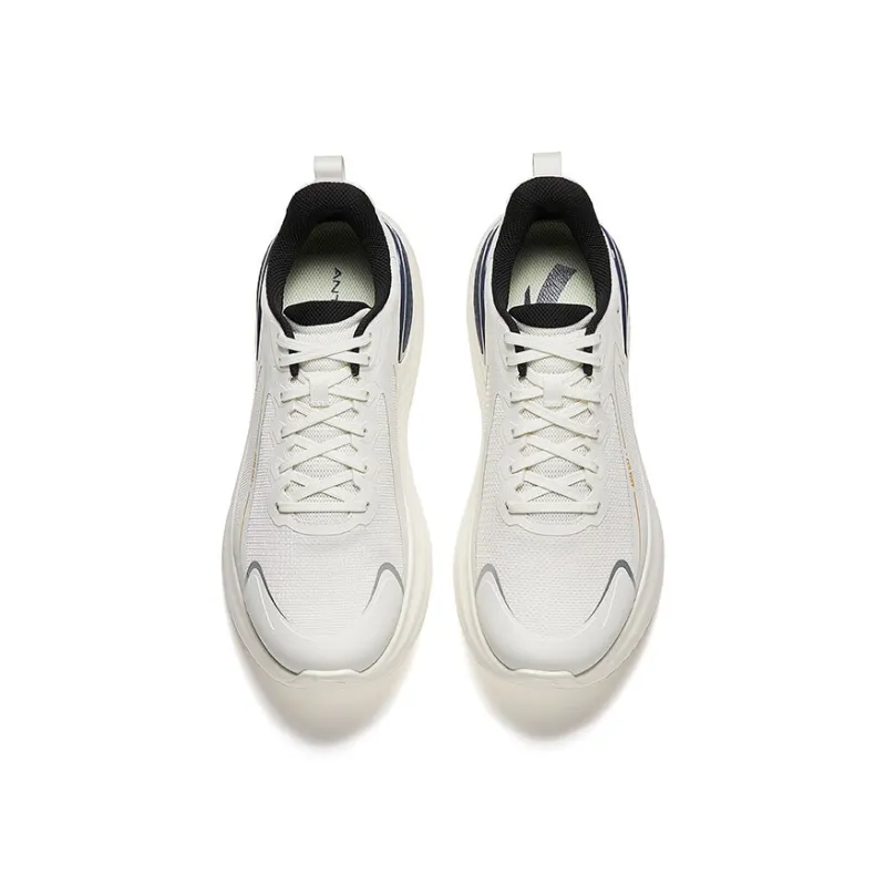 Anta Cloud Qidan Shock Absorbers Rebound Low Top Casual Running Shoes Men's White Blue-2