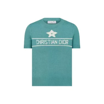 DIOR Dioriviera Cashmere Sweater Women's Lily Of The Valley Green