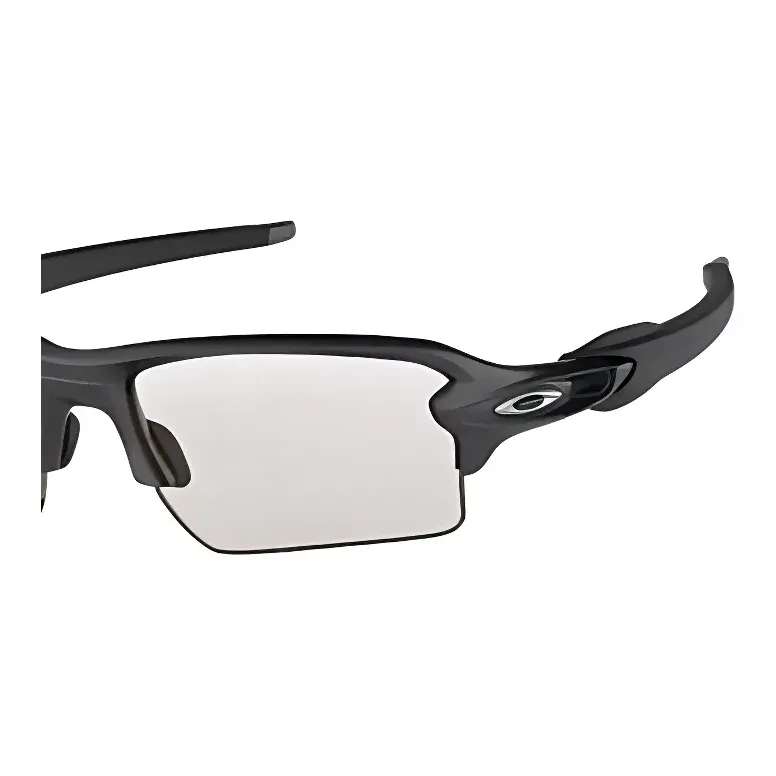 Oakley TR/Memory Plastic Irregular Shape Sunglasses Unisex Black-2