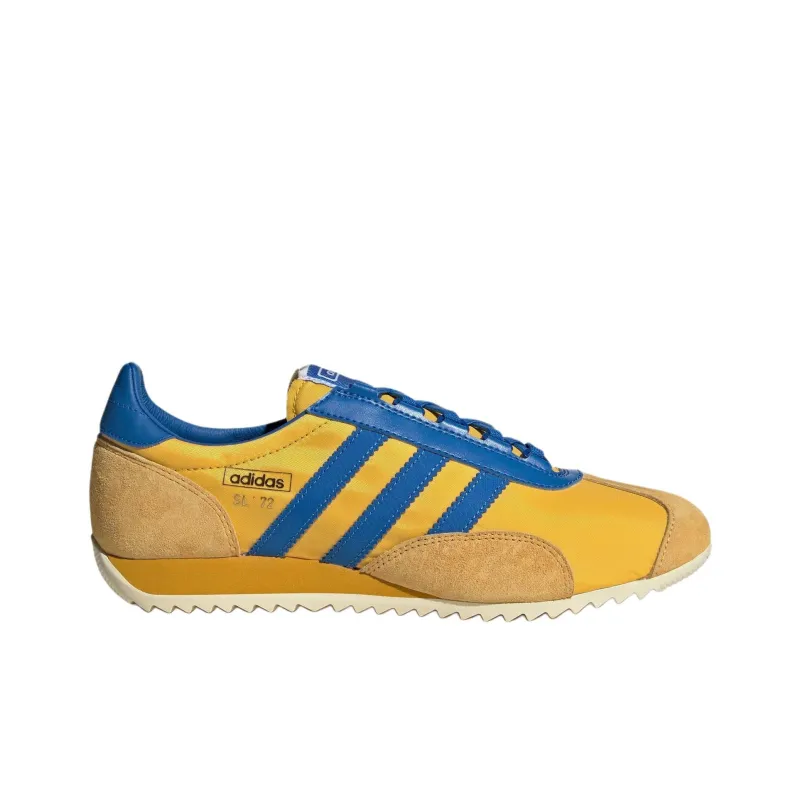 Adidas SL 72 Abrasion Resistant Low Top Casual Shoes Unisex Yellow-1