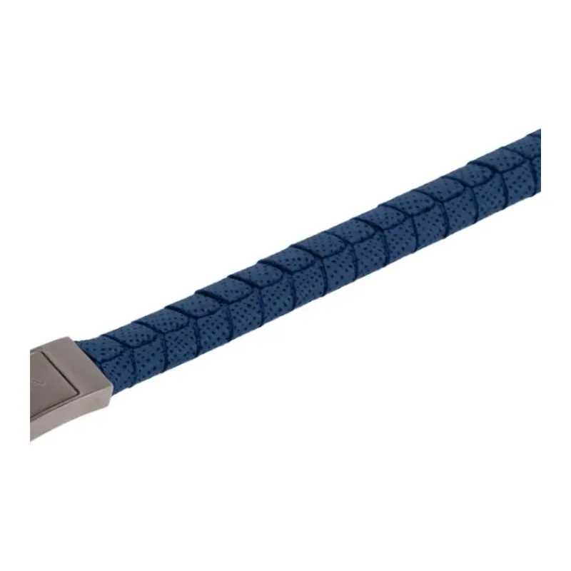 PRADA Leather Bracelets Men's Blue-1