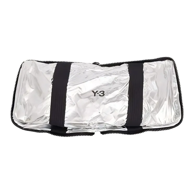 Y-3 Folding-design Metallic Tote Bag-3