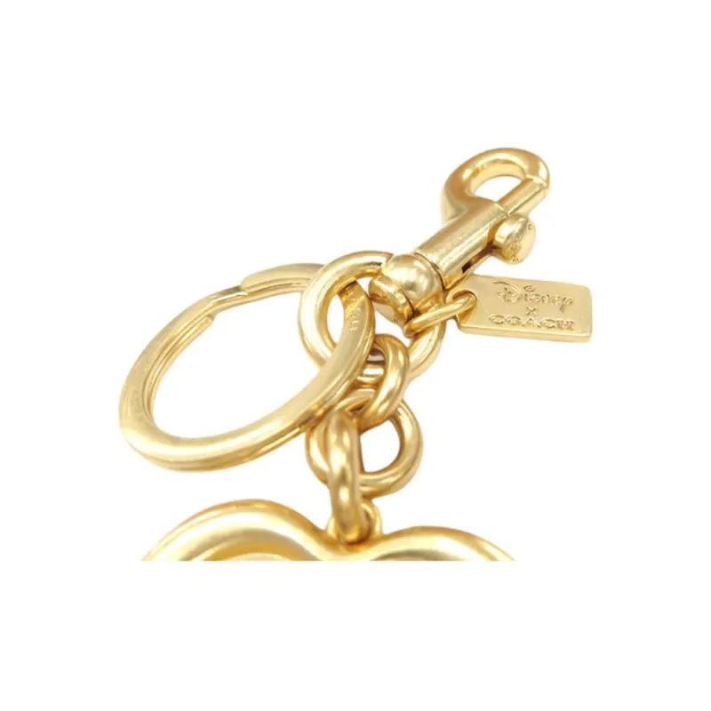 COACH Disney, Collaboration Metal With Enamel Bag Charm Bag Merch Women's Gold-2