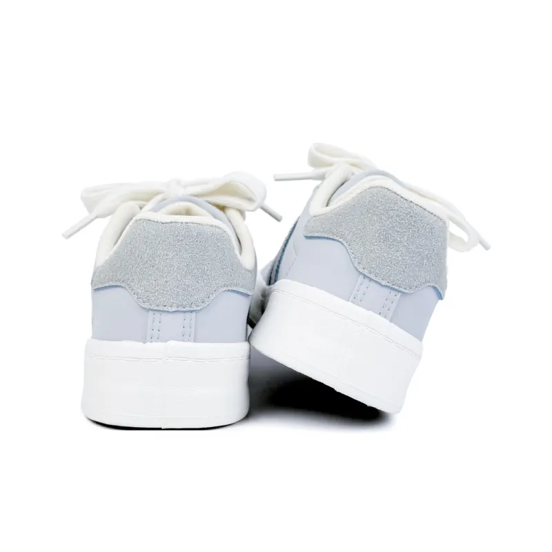 La Chapelle Slip Resistant, Abrasion Resistant, Rebound Resistant Low Top Casual Shoes Women's Light Blue-4