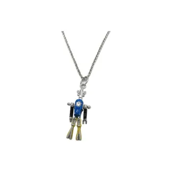 PRADA 925 Sterling Silver, Metal Necklaces Men's Silver