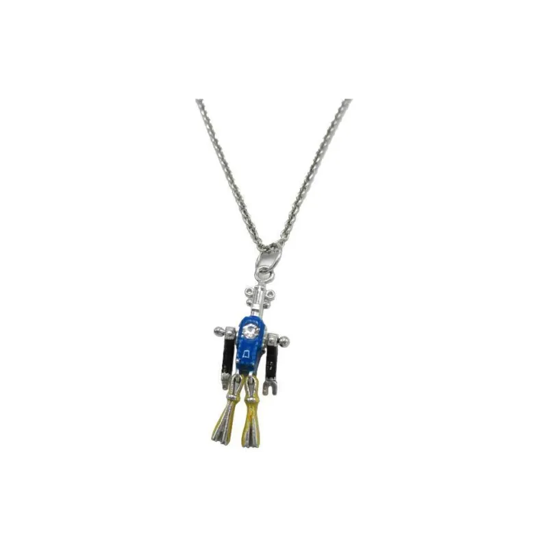 PRADA 925 Sterling Silver, Metal Necklaces Men's Silver-0