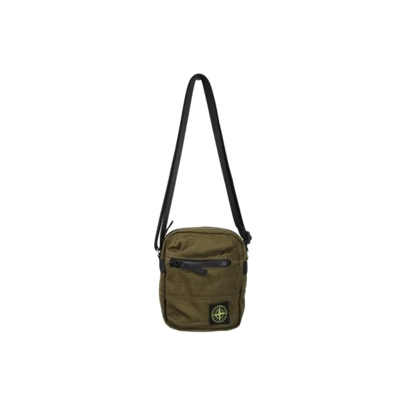 STONE ISLAND Polyamide Crossbody Bag, Shoulder Bag Men's Green-0
