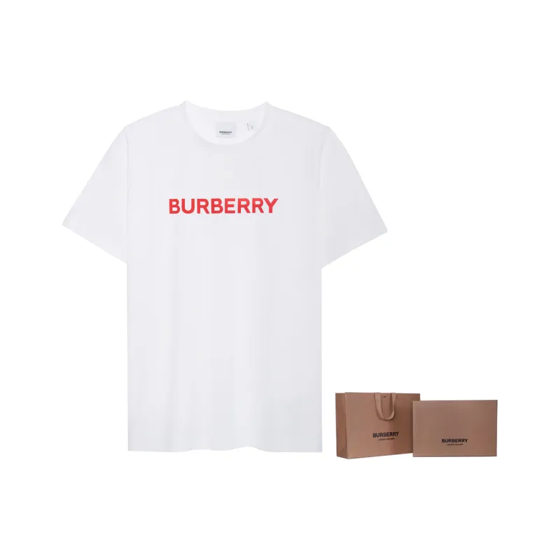 Burberry Logo print Cotton T shirt-4