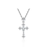 Plated 18K White Gold[Includes Adjustable Twist Chain, Up to 61cm Long]
