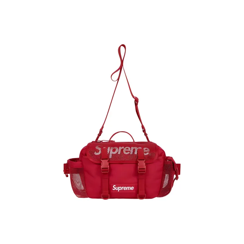 Supreme Spring/Summer 2020 Collection Polyester Shoulder Bag, Crossbody Bag, Fanny Pack Regular Unisex Red-3