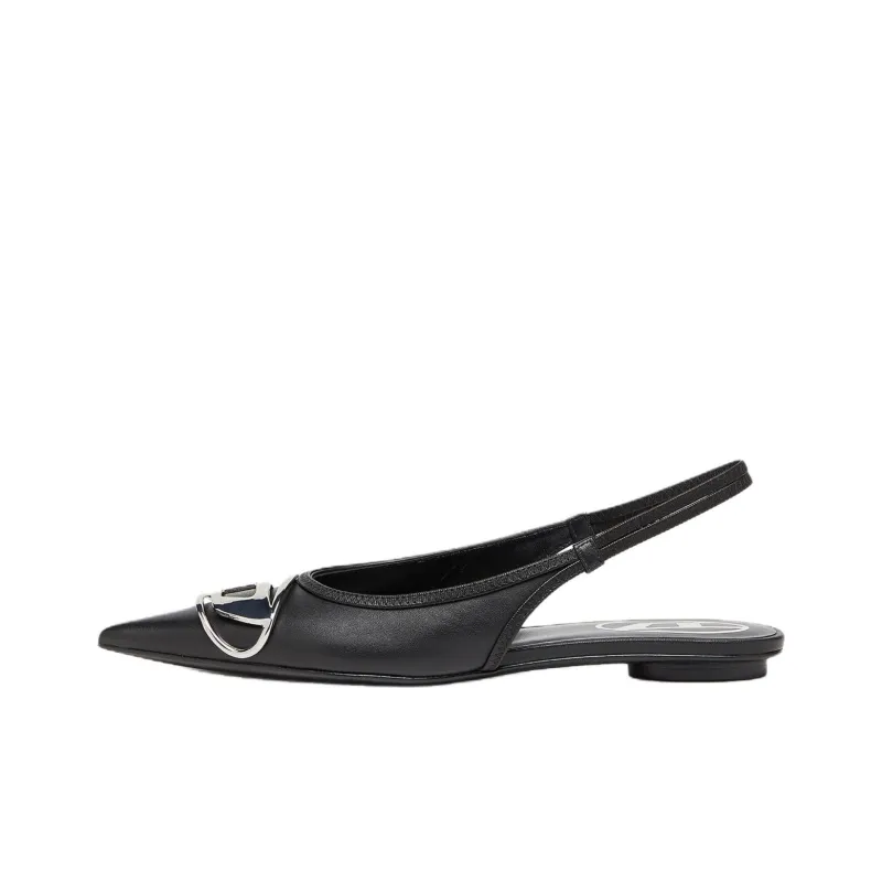 DIESEL D Venus Casual Single Shoes Women's Black-0