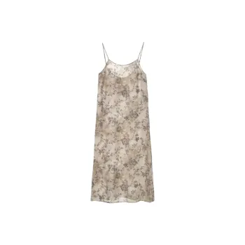 UMA WANG Slip Dress Women's Dark Umber