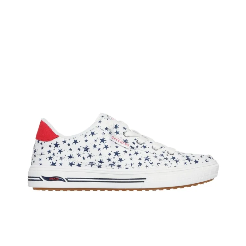 Skechers Arch Fit Low Top Training Shoes Women's White-1