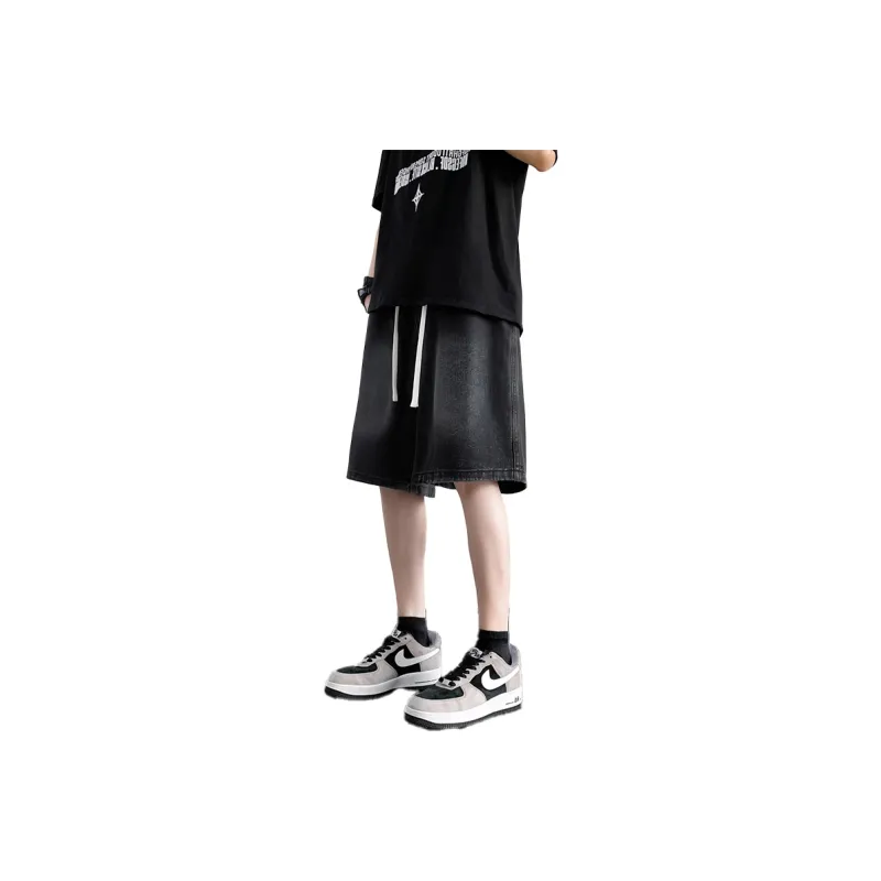 SAME FLOW Denim Shorts Unisex-0