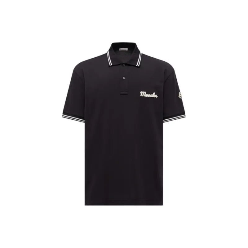 Moncler Polo Shirts Men Blue-0