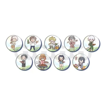 GuGuGuGu A3 Bungo Stray Dogs, Graffiti Style, Summer Barbecue Ver. Badges