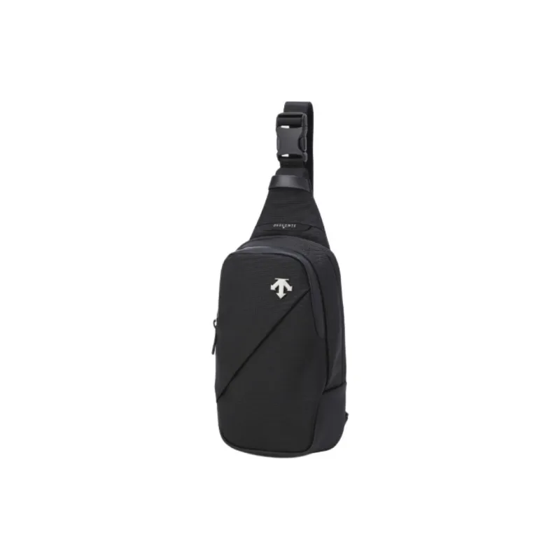 DESCENTE Nylon Sling Bag Unisex Black-1