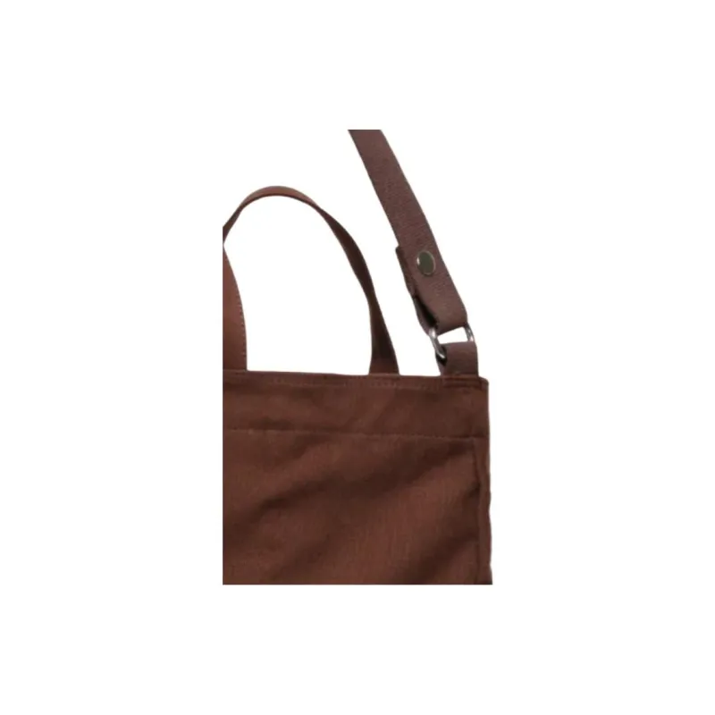 Stussy Cotton Handbag, Shoulder Bag, Crossbody Bag Unisex Brown-4