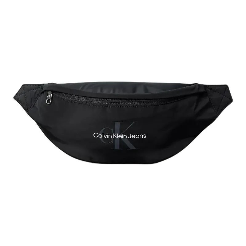 CALVIN KLEIN Recycled Polyester Fanny Pack Men's Black-0