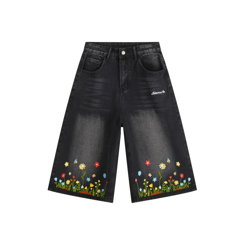 No Tears Denim Shorts Unisex-0