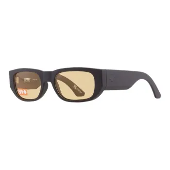 SPY Plastic Rectangular Sunglasses Unisex Black