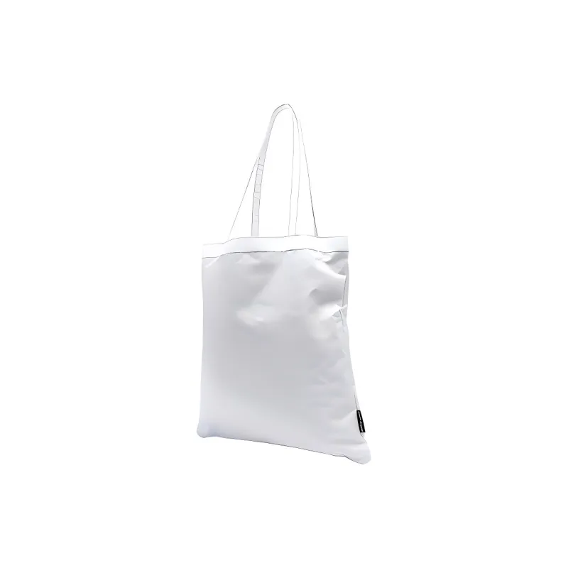 PALM ANGELS Cotton Tote Bag, Shopping Bag, Shoulder Bag, Handbag Men's White-3