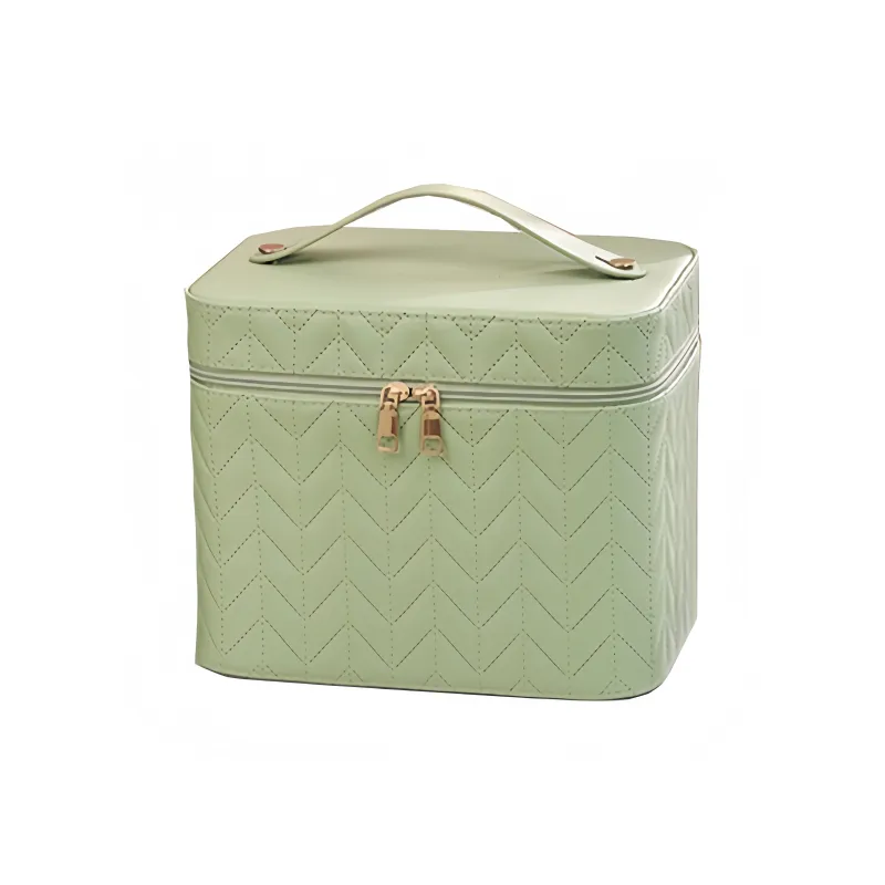 MUYAXUAN Portable Travel Dust Resistant Cosmetics With Light Up Makeup Bag-2