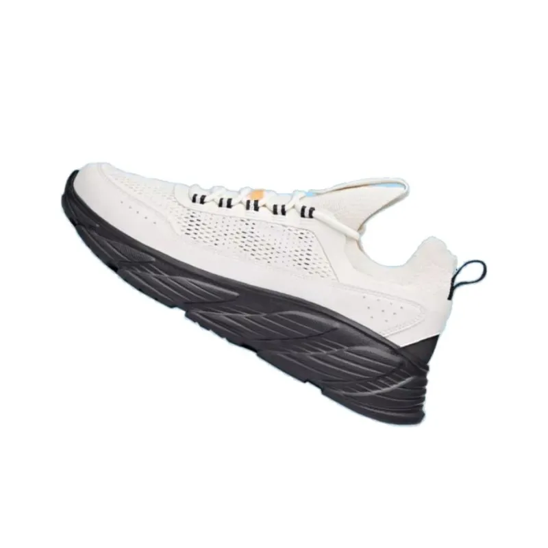 Anta Cushioning Height Increasing Rebound Low Top Running Shoes Men's White Gray-2