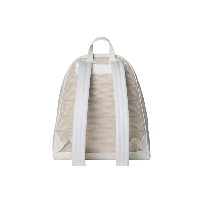 GUCCI Ophidia GG Supreme Canvas Backpack Medium Size Women's White-3