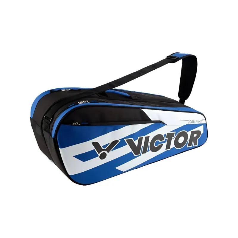 VICTOR Club Series Polyester Handheld Storage Bag Unisex Nautical Blue With Black Accents-0