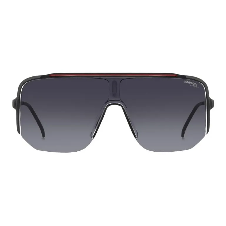 CARRERA Plastic Metal Irregular Shape Sunglasses Unisex Black-1