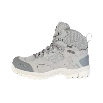 Caravan Abrasion Resistant High Top Hiking Shoes Unisex Gray