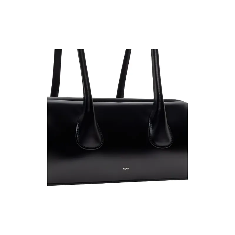 OSOI Leather Handbag, Shoulder Bag Mini Women's Black-3