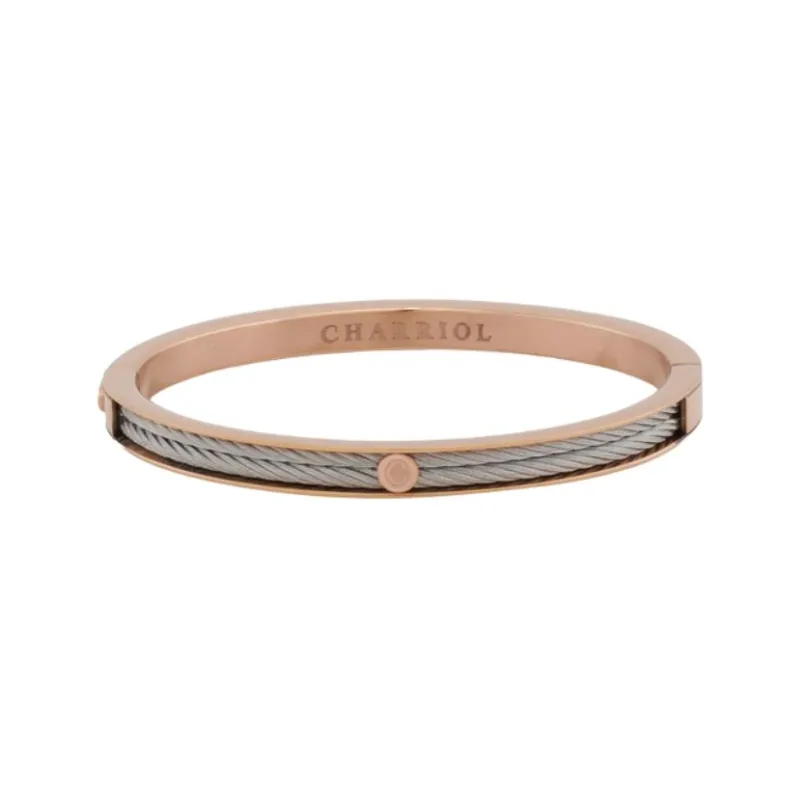 CHARRIOL PVD Steel Bangles Women's Rose Gold-0
