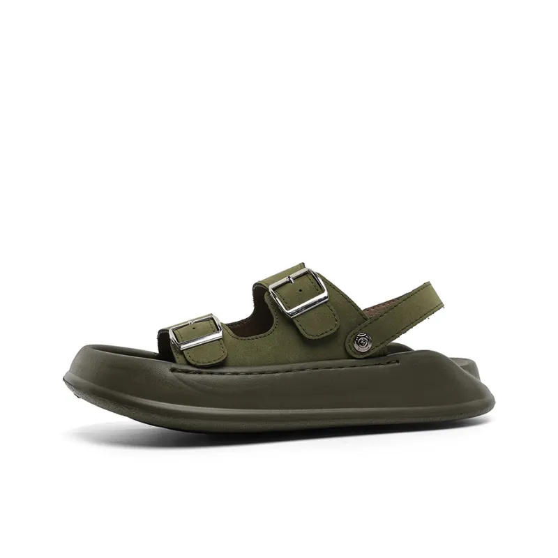 ΛOLUNKΛ Beach Sandals Men Black/Beige/Green-14