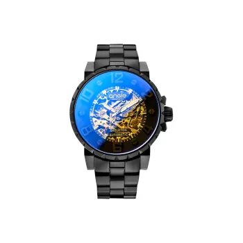 ANGIE PRESENT WATCH Men Skeleton Watch