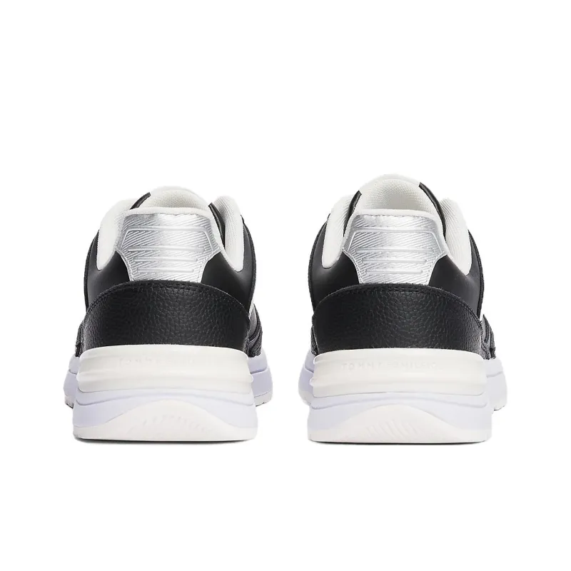 Tommy Hilfiger TH Monogram Low Top Casual Shoes Women's Black-4