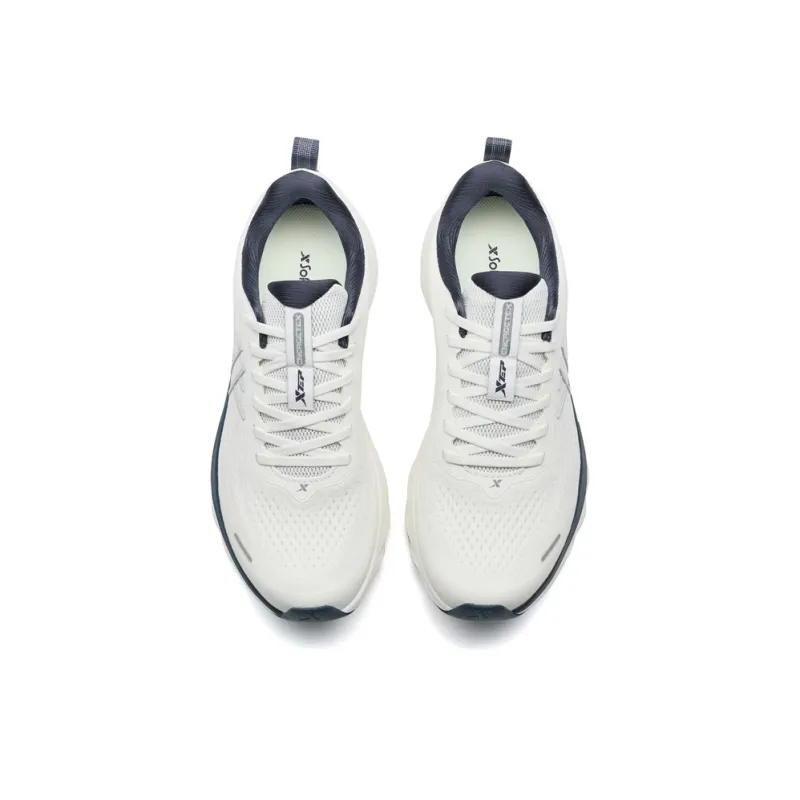 XTEP Cloud Wing 3 Breathable And Wear resistant Low Top Casual Training Running Shoes Men's White Blue-3