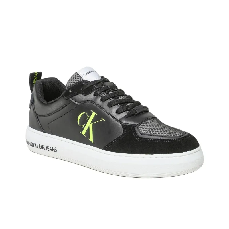 CKJ CALVIN KLEIN JEANS Low Top Skateboard Shoes Men's Black-2