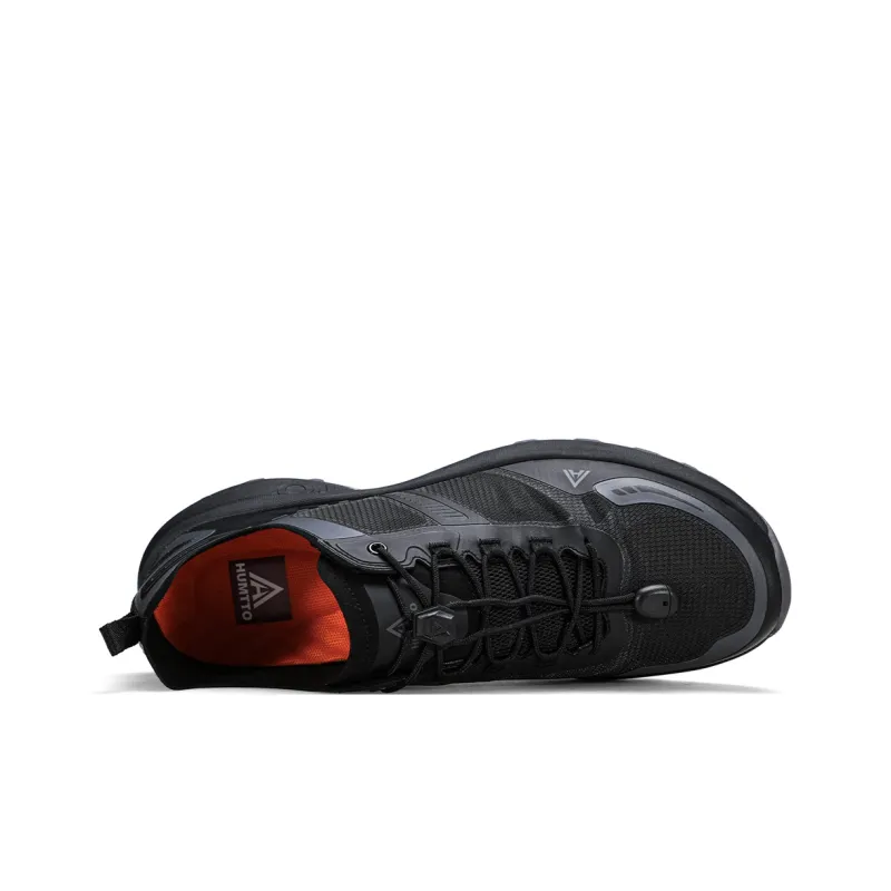 HUMTTO Shock Absorbers With Slip Resistant And Abrasion Resistant Properties Low Top Hiking Shoes Women's Black-2