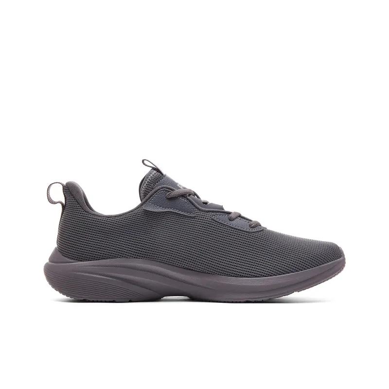 PEAK Cushioning Abrasion Resistant Lightweight Breathable Slip Resistant Low Top Running Shoes Men's Gray-1